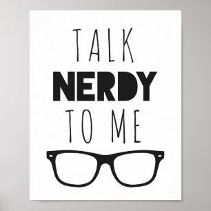 Poster Conversa Nerdy a mim