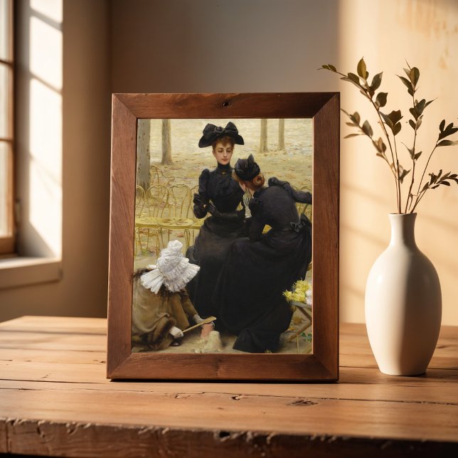 Poster Conversa no Jardin du Luxembourg (Criador carregado)