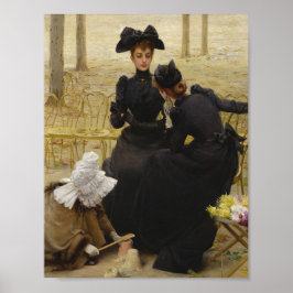 Poster Conversa no Jardin du Luxembourg, Arte Fina