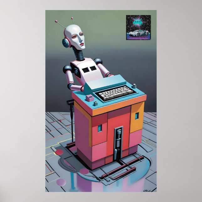 Poster Conversa Retro-Eletro (Frente)