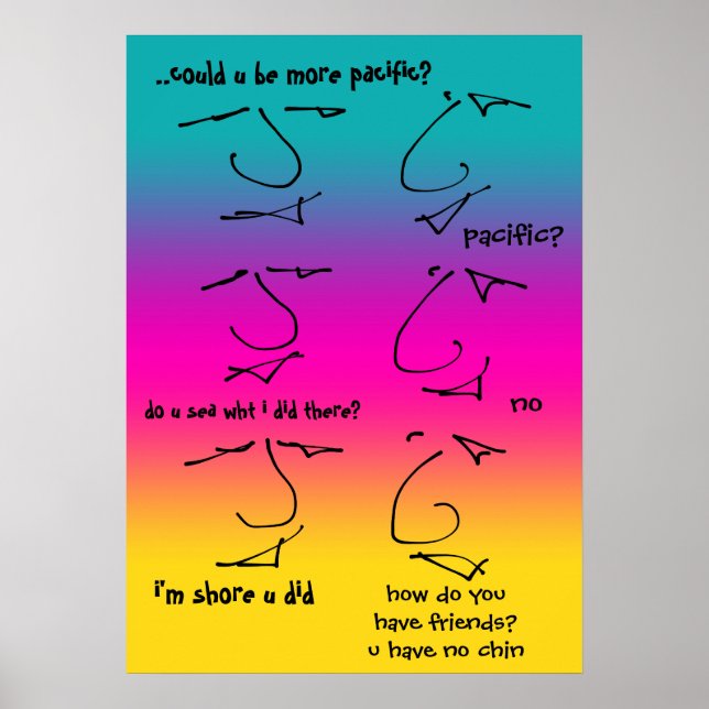 Póster Conversação Bizarra de Chefes (Frente)