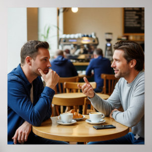 Poster Conversação do Café Cozy