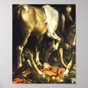 Poster Conversão De Caravaggio Para Damasco De Rua Paul