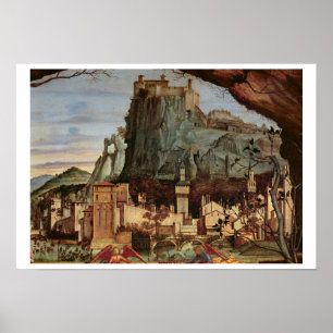 Poster Conversas, detalhes da cidade e do castelo