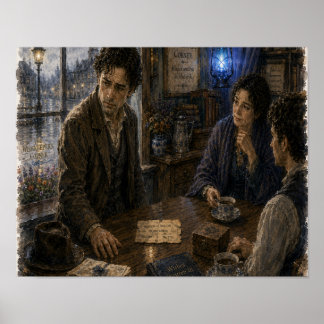 Poster Conversas Emprestadas: Placa RH-WC-B2-013