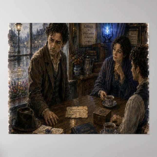Poster Conversas Emprestadas: Placa RH-WC-B2-013 (Frente)