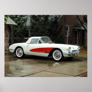 Póster Convertible de Corveta