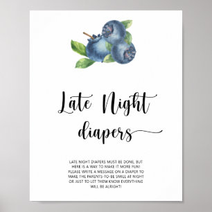 Poster Convite de chá de bebê fofo com cartão com ilustra