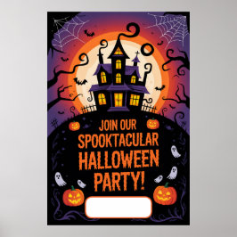 Poster Convite para Vazios de Halloween