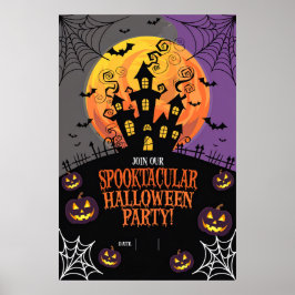 Poster Convite para Vazios de Halloween