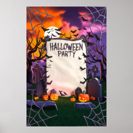 Poster Convite para Vazios de Halloween