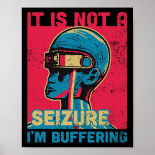 Poster Convulsões Engraçadas - Fita Roxa Para Epilepsia A
