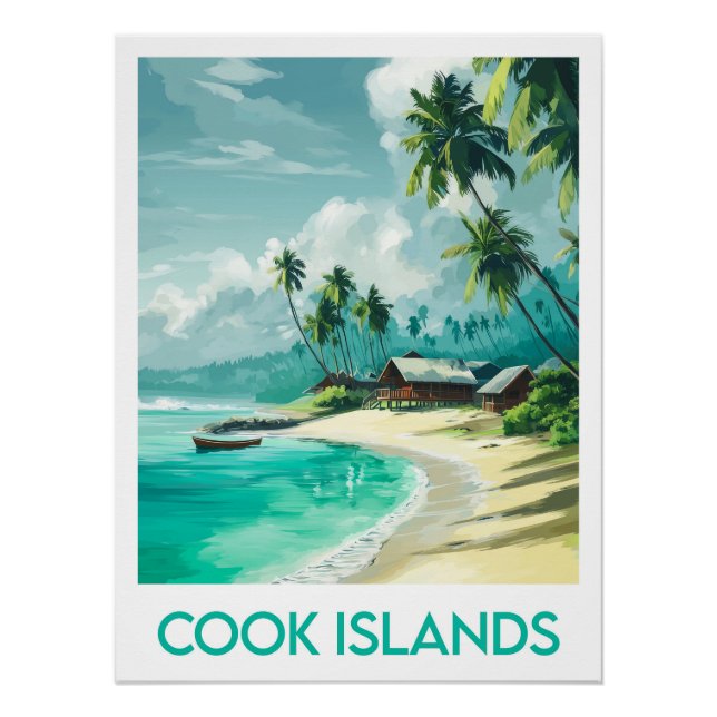 Póster Cook Islands Poster (Frente)