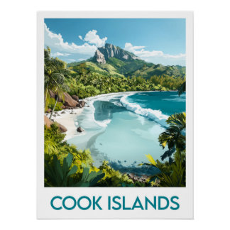 Póster Cook Islands Poster