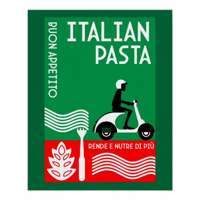 Póster Cook italiano (Frente)