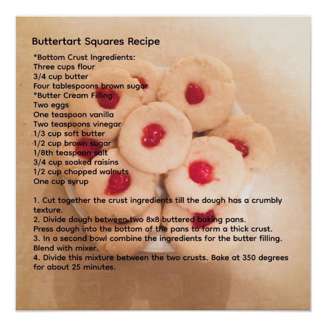 Póster Cookie De Pão Atalhado (Frente)