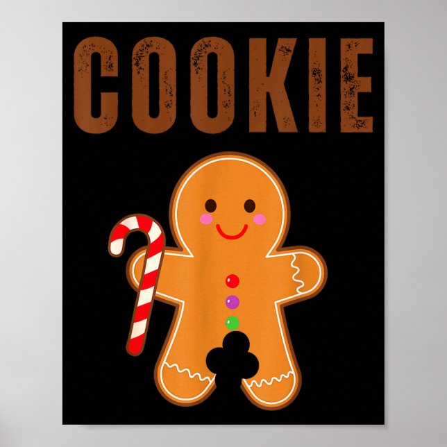 Poster Cookie Eater Funny Christmas Couples Matching  (Frente)