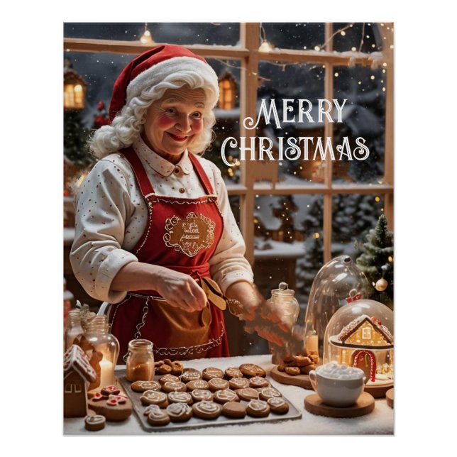 Póster Cookies de Natal (Frente)
