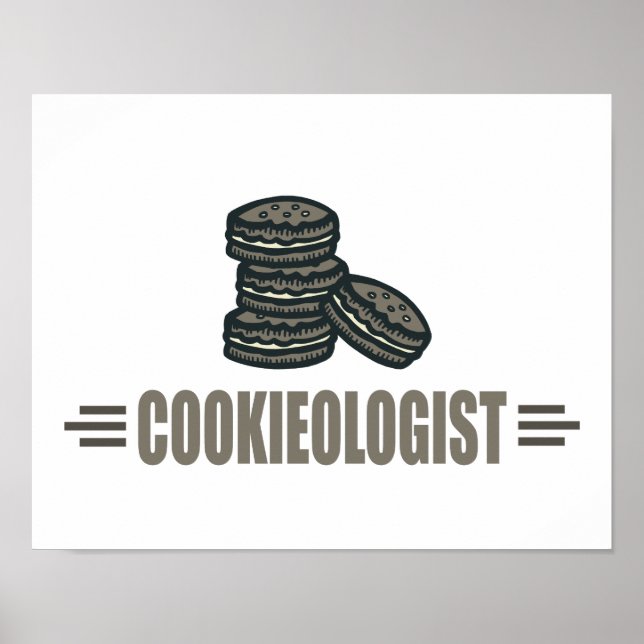Póster Cookies Engraçados (Frente)