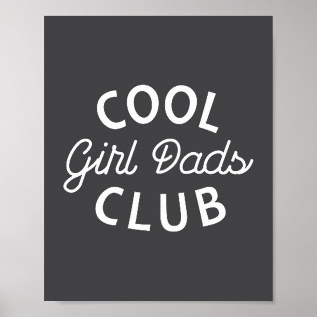 Poster Cool Dads Club New Dad Father's Day For Dad Men  (Frente)