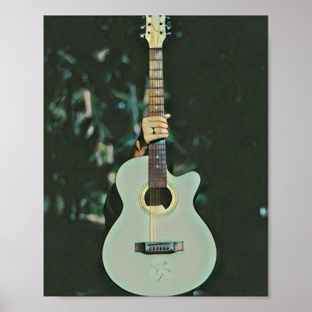 Poster Cool guitarist gifts (Frente)