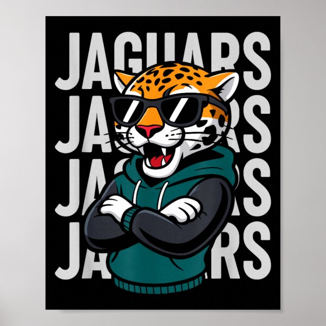 Poster Cool Jaguar Gift For Men Women Boys Girls Kids  (Frente)