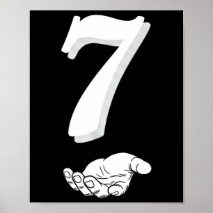 Poster Cool Six Seven 6 7 Meme Gen Alpha Gíria Fantasia M