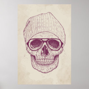 Póster Cool skull