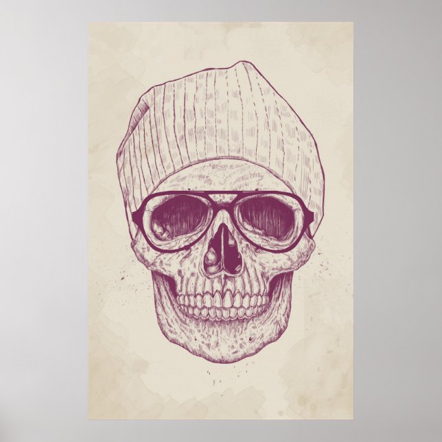 Póster Cool skull (Frente)