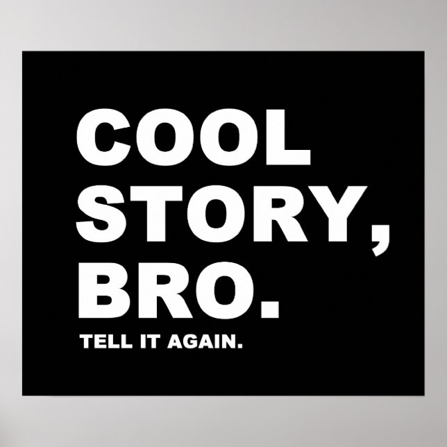 Póster Cool Story Bro (Frente)
