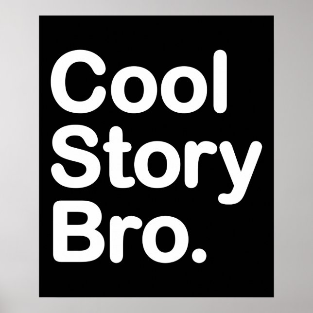 Póster Cool Story Bro (Frente)