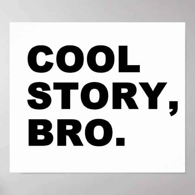 Póster Cool Story Bro (Frente)