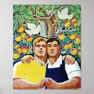 Poster Cooperação Sino-Soviética