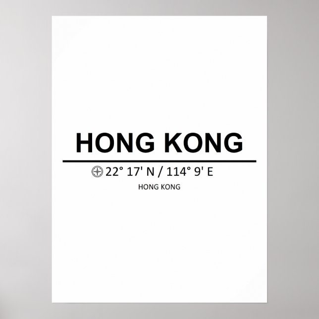 Poster Coordena Hong Kong (Frente)