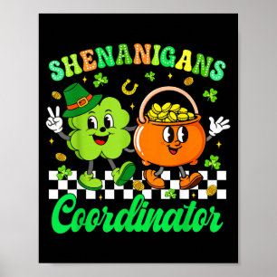 Poster Coordenador de Travessuras Professor Shamrock St P