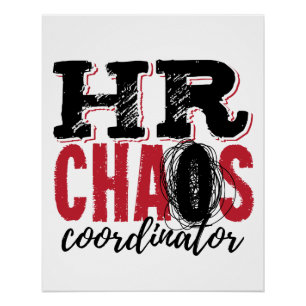 Póster Coordenador do Caos de Recursos Humanos