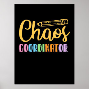 Poster Coordenador do Caos do Professor