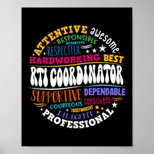 Poster Coordenador Rti Professor de Intervenção Equipe Es