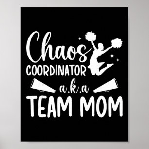 Poster Coordenadora de Caos Mãe do Time de Torcida Time d