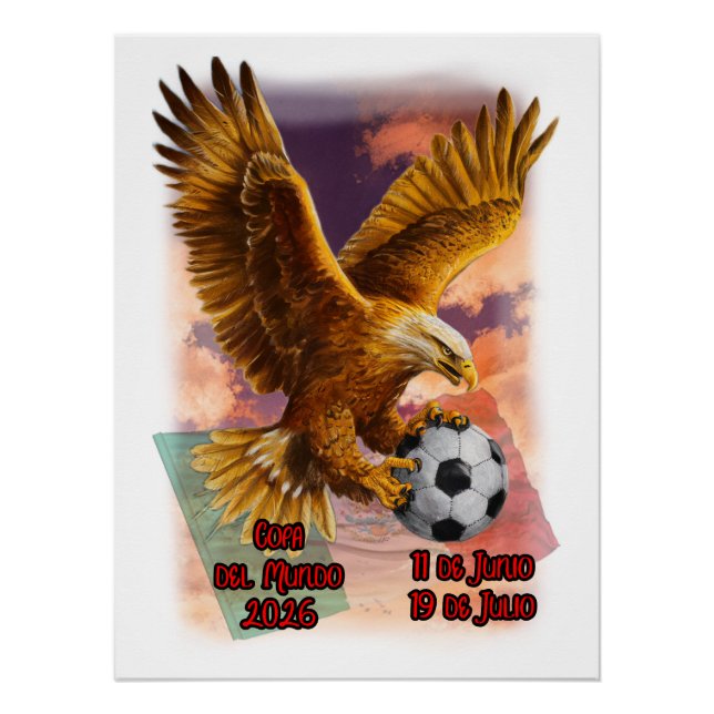 Póster Copa do Mundo 2026 na (Frente)