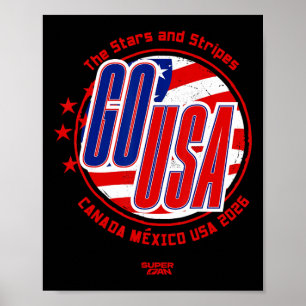 Poster Copa do Mundo do Fã de Futebol dos EUA 2026