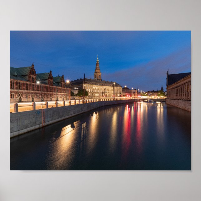 Poster Copenhaga Dinamarca (Frente)