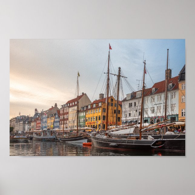 Poster Copenhague Dinamarca (Frente)