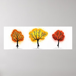 Poster Cópia Celestial: Brilho do outono -