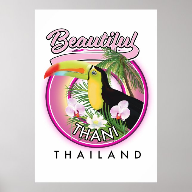 Poster Cópia de Beautiful Thani Tailândia (Frente)