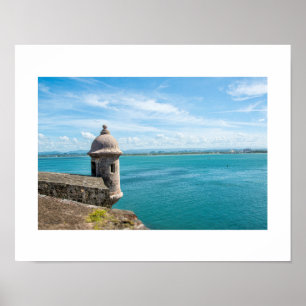 Poster Cópia fotográfica San Juan da baía velha do EL