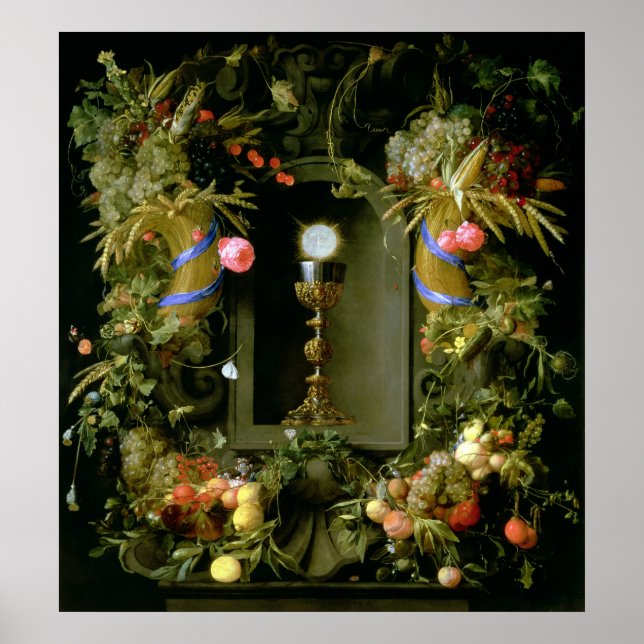 Póster Copo de comunhão e anfitrião (Frente)