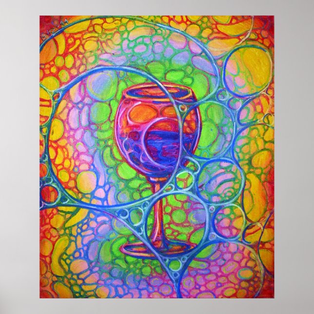Poster copo de vinho (Frente)