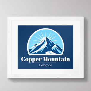 Poster Copper Mountain Colorado — estância de esqui Poste