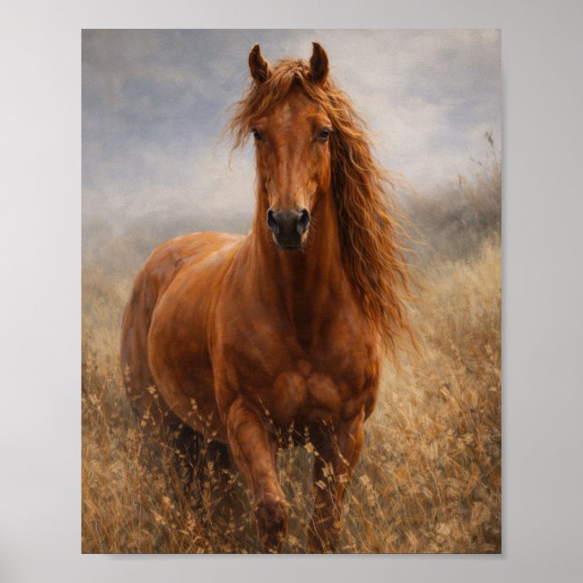 Poster Copper Spirit | Cavalo Castanho | Cartaz (Frente)